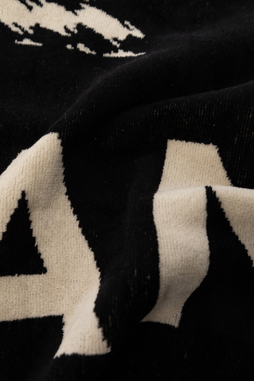 Black 'Soverato' beach towel Isabel Marant